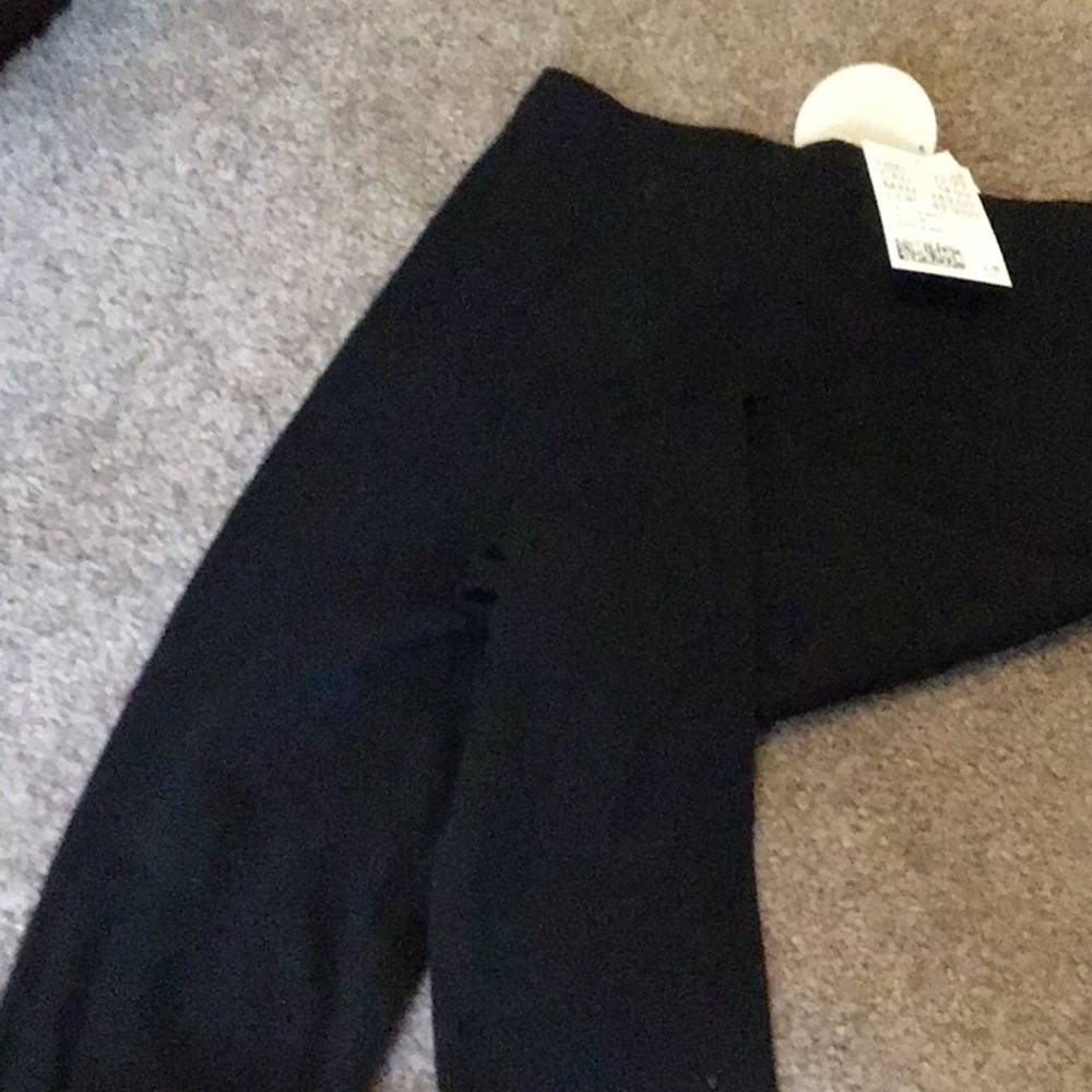 H&M Black Leggings Sleek Full-Length Design